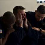 Oliver Stark, Peter Krause, Aisha Hinds