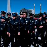 Leslie Easterbrook, Shawn Weatherly, David Graf, Brian Tochi, Steve Guttenberg, Michael Winslow, Tim Kazurinsky, Andrew Paris, George Gaynes