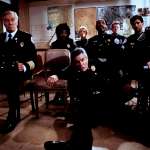 Leslie Easterbrook, Marion Ramsey, David Graf, G.W. Bailey, Matt McCoy, George Gaynes, Bubba Smith, Lance Kinsey