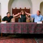 Sacha Baron Cohen, Adnan al-Husayni, Avraham Sela