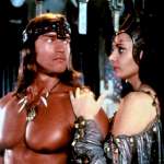 Sarah Douglas, Arnold Schwarzenegger