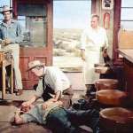 Walter Brennan, Walter Sande, Ernest Borgnine, Robert Ryan