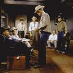 Walter Brennan, Walter Sande, Dean Jagger, Russell Collins, Lee Marvin, Robert Ryan, Spencer Tracy