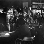 John Wayne, Ken Murray, Denver Pyle, Lee Marvin