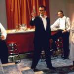 Bruce Willis, Paul Calderon, Quentin Tarantino, Jennifer Beals