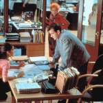 Charlie Sheen, Estelle Harris, Angie Harmon