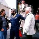 Mr. T, Dwight Schultz, Dirk Benedict, Eddie Velez, George Peppard