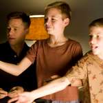 Laramie Eppler, Tye Sheridan, Brad Pitt