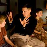 Laramie Eppler, Tye Sheridan, Brad Pitt