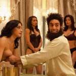 Victoria Beltran, Sacha Baron Cohen, Dominique DiCaprio, Aja Frary