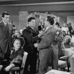 John Garfield, Celeste Holm, Gregory Peck