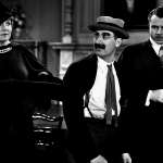 Groucho Marx, Leonard Ceeley, Margaret Dumont