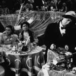 Maureen O'Sullivan, Groucho Marx, Harpo Marx, Chico Marx, Margaret Dumont