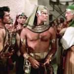 John Derek, Vincent Price, Charlton Heston