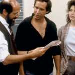 Richard Libertini, Chevy Chase, Geena Davis