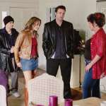 Jennifer Lopez, Lainie Kazan, Ben Affleck, Justin Bartha