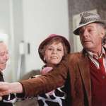 Tot&ograve; Mignone, Marcello Mastroianni, Giulietta Masina