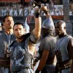 Ralf Moeller, Djimon Hounsou, Russell Crowe