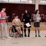 Jenna Ushkowitz, Chris Colfer, Lea Michele, Amber Riley, Cory Monteith, Kevin McHale