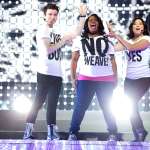 Jenna Ushkowitz, Chris Colfer, Amber Riley