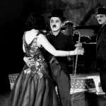 Charlie Chaplin, Georgia Hale, Malcolm Waite