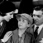 Clark Gable, George P. Breakston, Claudette Colbert