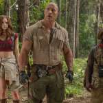 Kevin Hart, Dwayne Johnson, Karen Gillan