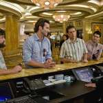 Zach Galifianakis, Bradley Cooper, Ed Helms, Justin Bartha, Nathalie Fay
