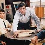 Alain Delon, Philippe Baronnet, Yves Lefebvre, Marc Porel