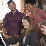 Wilson Cruz, Leonardo Nam, Drew Barrymore, Rod Keller