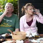 Lesley Manville, Peter Wight