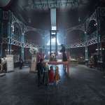 Austyn Johnson, Cameron Seely, Michelle Williams, Hugh Jackman