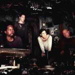 Laurence Fishburne, Harold Perrineau, Keanu Reeves, Carrie-Anne Moss
