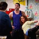Miranda Hart, Naomi Bentley, Tom Ellis