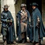 Howard Charles, Santiago Cabrera, Tom Burke