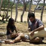 Juliano Cazarr&eacute;, Aline Santana