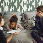 Gugu Mbatha-Raw, Stephanie Laing, Michiel Huisman