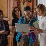 Ravi Patel, June Diane Raphael, Seth Rogen, Charlize Theron