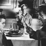 Billy Chapin, Robert Mitchum, Sally Jane Bruce