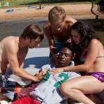 Chris Zylka, Joel David Moore, Alyssa Diaz, Sinqua Walls