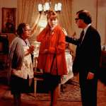 Woody Allen, Mia Farrow, Mae Questel