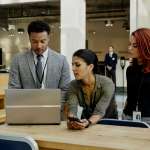 Sarah Greene, Nazneen Contractor, Brandon Jay McLaren