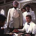 Kabir Bedi, Roger Moore, Stuart Saunders, Louis Jourdan