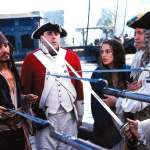 Jack Davenport, Johnny Depp, Jonathan Pryce, Keira Knightley, Angus Barnett