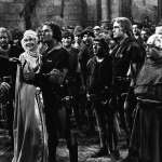 Patric Knowles, Ian Hunter, Eugene Pallette, Alan Hale, Herbert Mundin, Errol Flynn, Olivia de Havilland