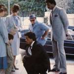 Burt Young, Ian Fried, Sylvester Stallone, Carl Weathers, Talia Shire