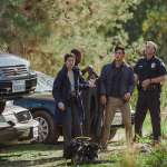 Debra Messing, John Cho