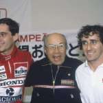 Ayrton Senna, Ron Dennis, S&ocirc;ichir&ocirc; Honda, Alain Prost