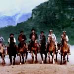Yul Brynner, Brad Dexter, Horst Buchholz, Charles Bronson, James Coburn, Steve McQueen, Robert Vaughn