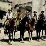 Yul Brynner, Brad Dexter, Horst Buchholz, Charles Bronson, James Coburn, Steve McQueen, Robert Vaughn